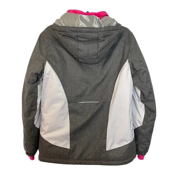 Gerry Gray White & Pink Girls Winter Ski Jacket Size XL(16) or Woman’s S… - Picture 6 of 16